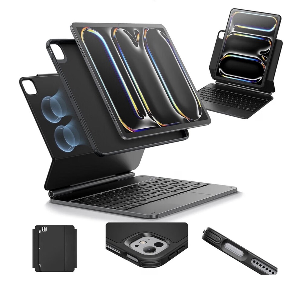 ESR Rebound 360 Magnetic Keyboard Case for iPad Pro 13 (2024/2025)
